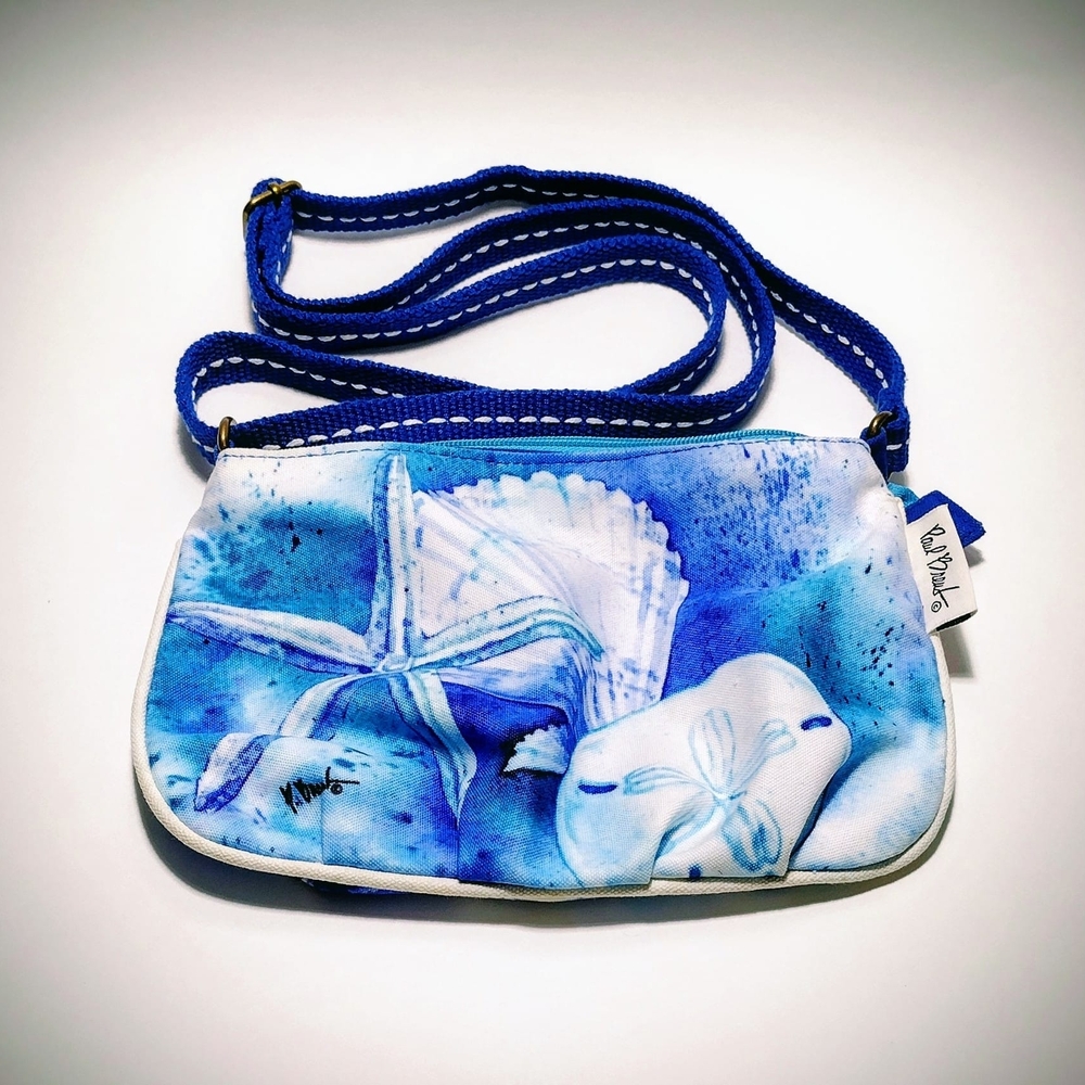 Crossbody Sun And Sand Ocean Sea Life Purse